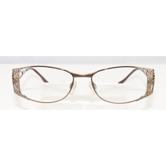 New Women's Cazal Brown Eyeglasses - Picture 2 of 3